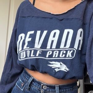 Nevada Wolfpack Crop  Vintage sweatshirt Small